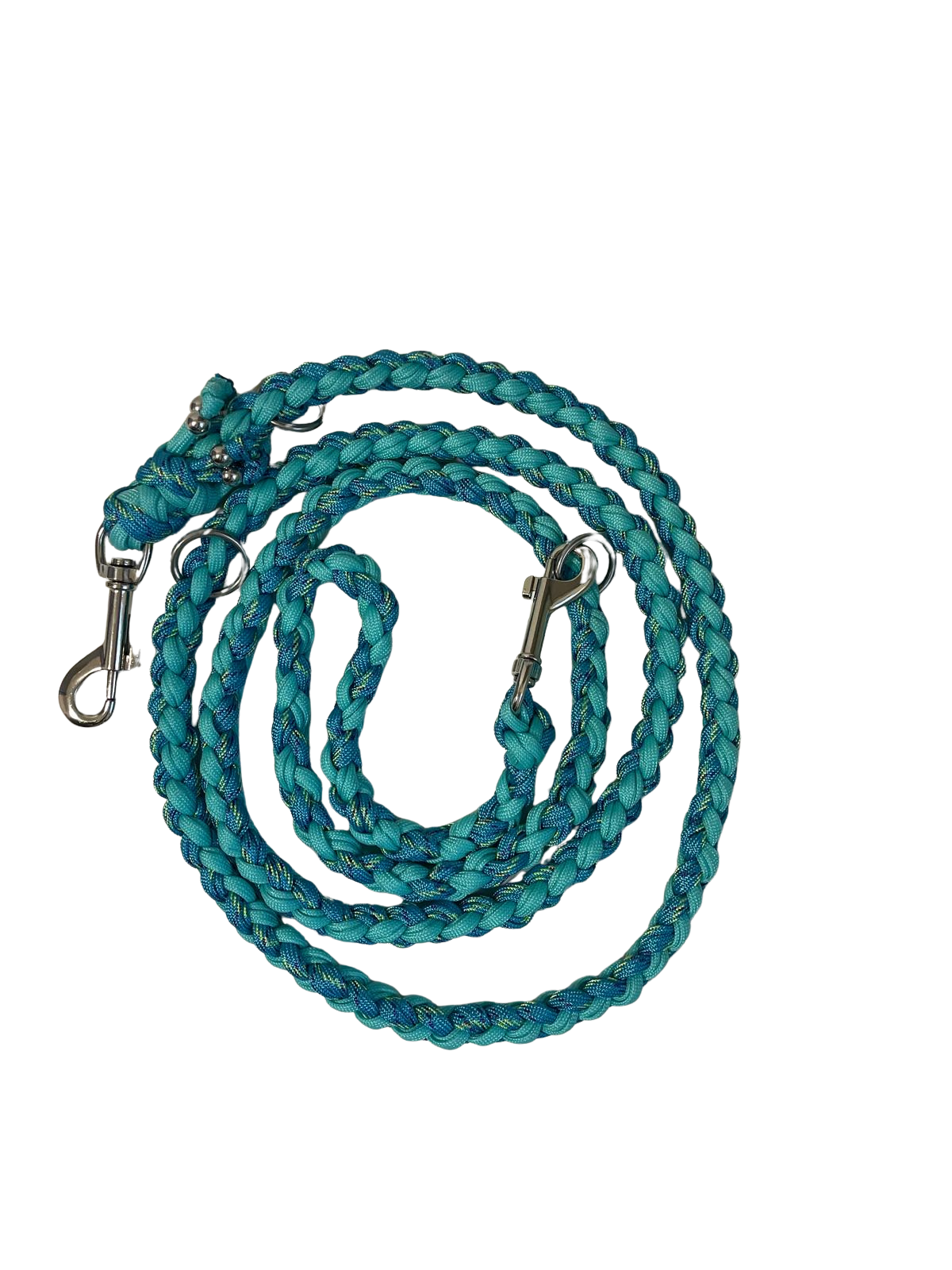 Paracord Hundeleine - Türkis
