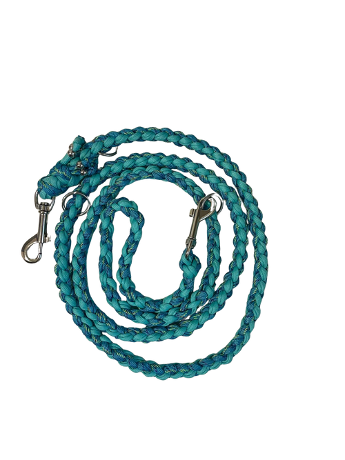 Paracord Hundeleine - Türkis